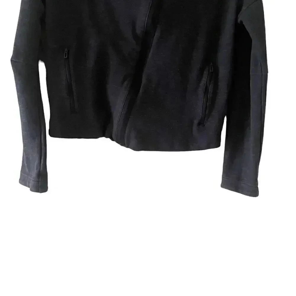 Adidas Heart Racer Track Tops Sporty Lightweight Jacket Black SZ M # 1787 - Picture 4 of 13